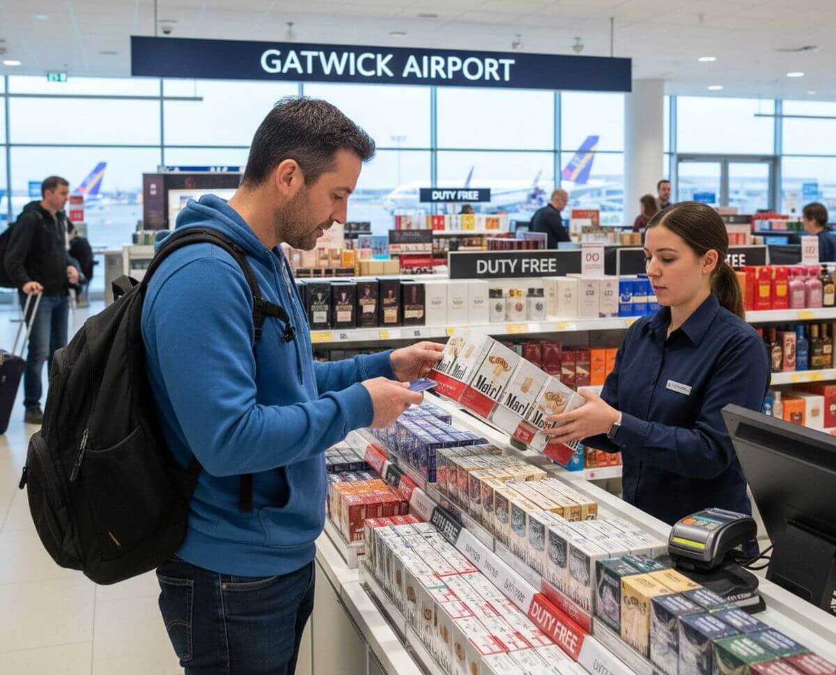 prix cigarettes duty free Gatwick