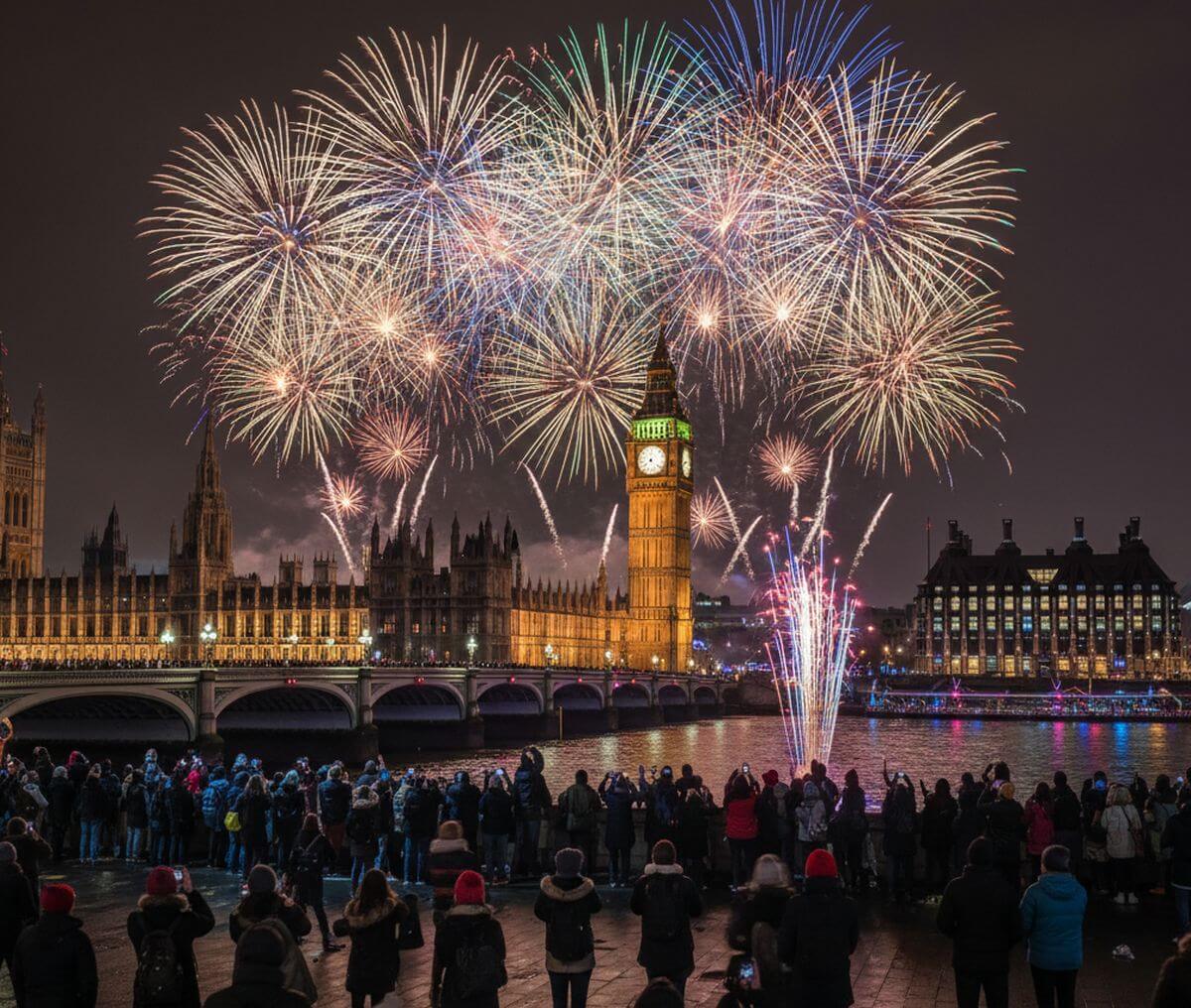 où fêter le nouvel an en Angleterre
